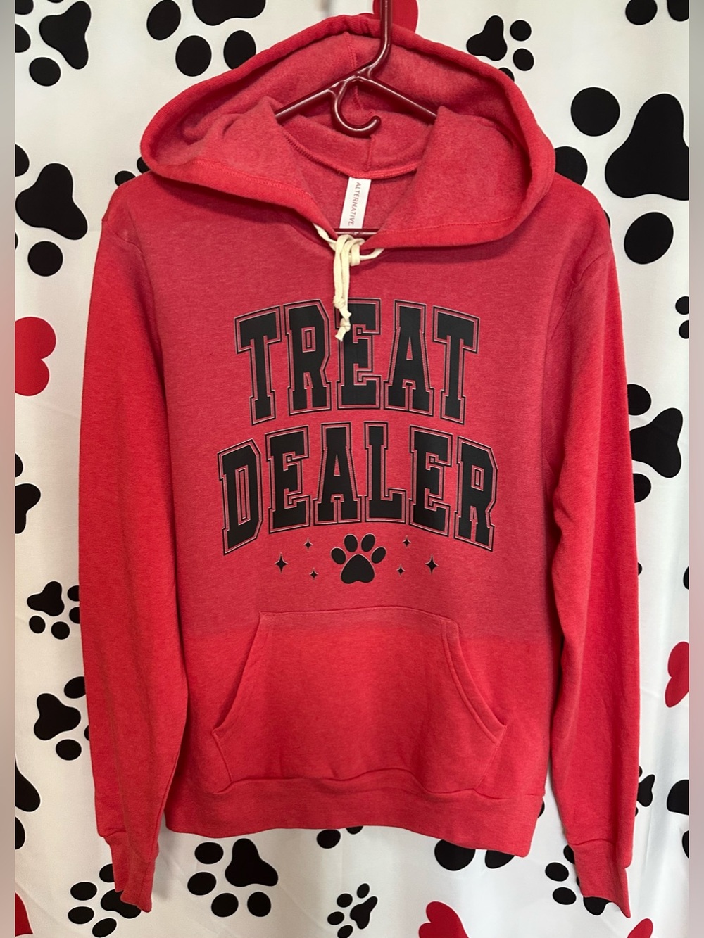 Dog Graphic Pullover Hoodie - NIP